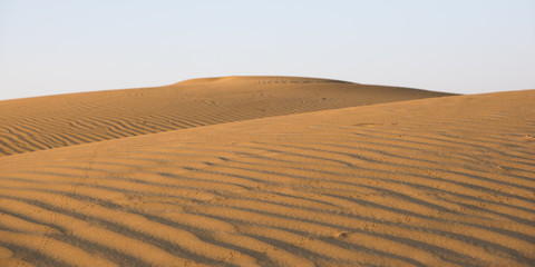 Thar Desert in Jaisalmer, Rajasthan, India