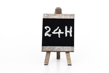 24h on a blackboard