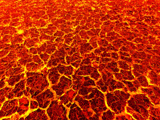 red lava and texture background.