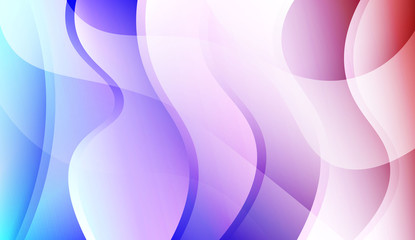 Wave Creative Background. For Business Presentation Wallpaper, Flyer, Cover. Colorful Vector Illustration.