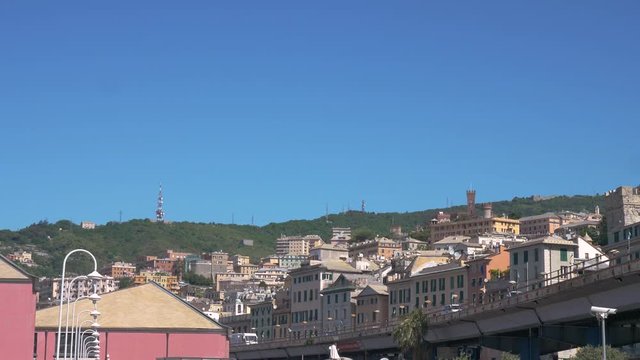 Outside view of Genova Porto Antico area