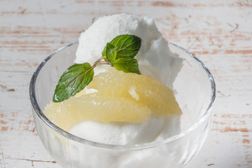 アイスクリーム　ジェラート　Midsummer cold ice cream