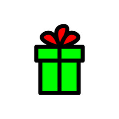 Present  box illustration vector icon
