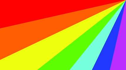 Colorful vector illustration with the main spectrum of rainbow colors. EPS 10.