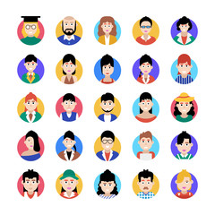 Professional Avatar Icons Set