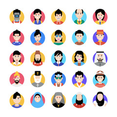 Professional Avatar Icons Collection