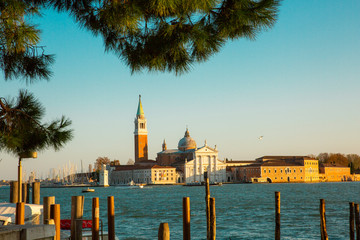 Obraz premium Canals and Cityscape of Venice, Italy