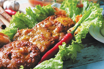 fried vegetables
