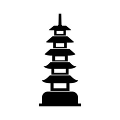 Easy Garden Pagoda, silhouette