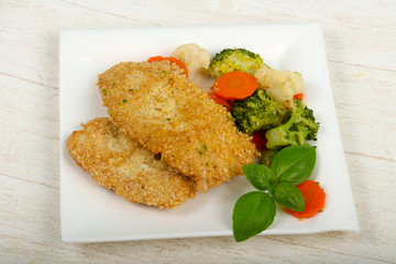 Chicken with sesame seeds