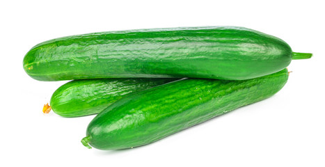 Cucumber isolated on white background