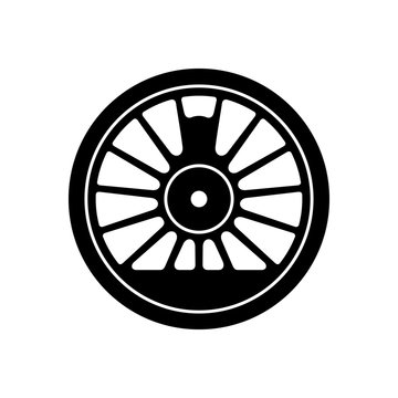 Steam locomotive, train wheel