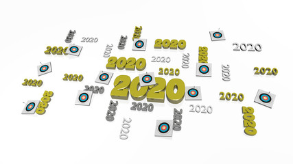 Several Archery 2020 Designs with Some Target