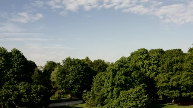 Aerial Footage of Theatiner Church in Munich