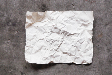 Crumbling paper for text on loft cement wall background