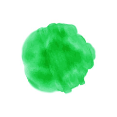 Abstract watercolor art background on white background