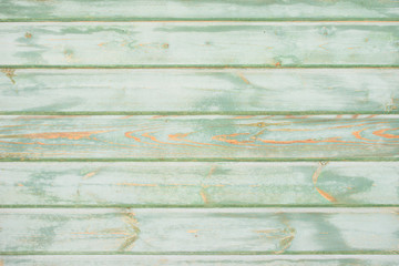 Fototapeta premium Green wooden background.