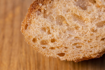 Weißbrot Detail Close Up Hintergrund, Weizen Mehl Brot