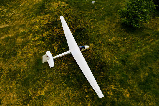 Segelflugzeug - Segelflugzeuge von oben mit Drohne DJI Mavic 2