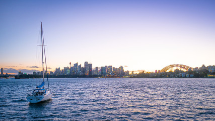 Sydney Skyline at Sunset