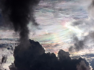 Colorful clouds in the sky