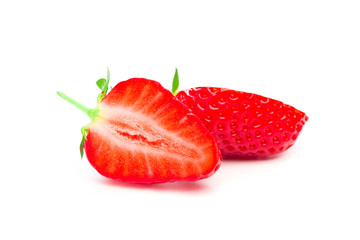 Strawberry isolated on white background. Clipping Path