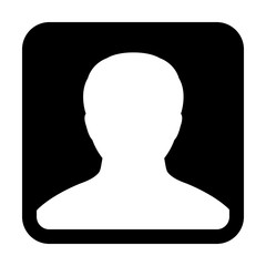 Consultant icon vector male user person profile avatar symbol for business in flat color glyph pictogram sign illustration