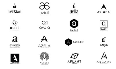 A Letter Alphabetic Logos 