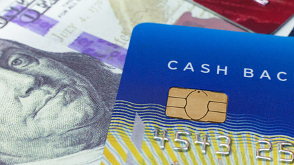 credit card close up image for business content.
