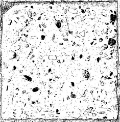 Abstract grunge detaliled background. Vector texture, terrazzo tile.