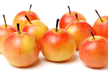 nanguo pear on white background