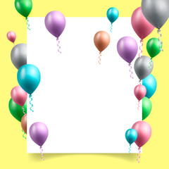 birthday celebration background vector illustration