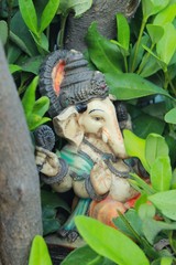 Lord Ganesha statue.