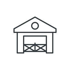 barn vector icon