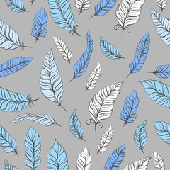 feathers vector illustration