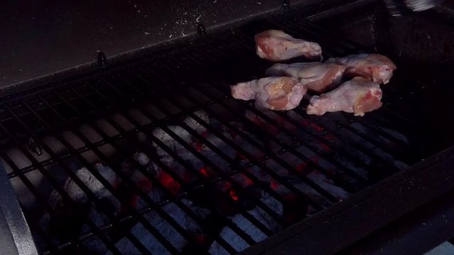 Chicken Wings on the Summer BBQ. Mmm Mmmm Mmm Good