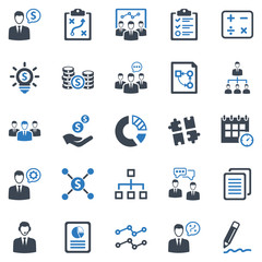 Business Planning Icon Set - 2 (Blue Series)