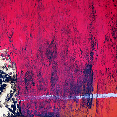 Colorful oil painting hand draw abstract background.