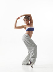 the modern woman hip-hop dancer 