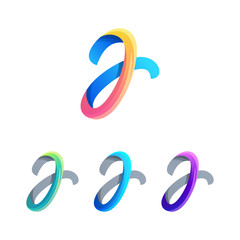 letter J logo design,vector,illustration