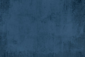 Fototapeta na wymiar Old blue wall grungy background or texture