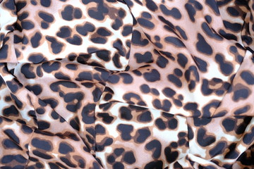 Seamless abstract leopard pattern background