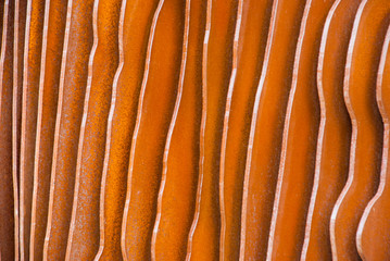 Abstract iron panels. Striped background composition.