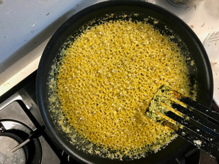 Cafe De Paris Sauce in Pan Ready to Cook / Yellow Sauce.