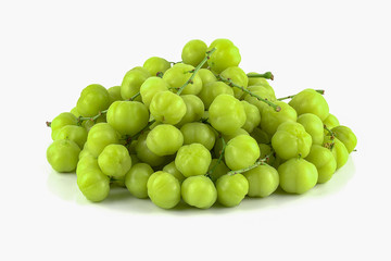 Star gooseberry isolated on white background
