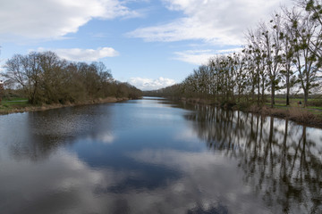 Fototapeta na wymiar The landscape of the Martinière Canal