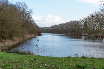The landscape of the Martinière Canal