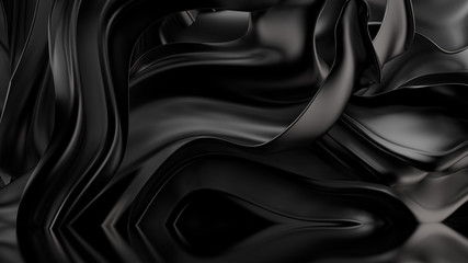 Obraz premium Elegant, luxury silk background. 3d illustration, 3d rendering.