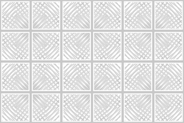 3d rendering. seamless modern square art pattern ceramic tiles design texture wall background.