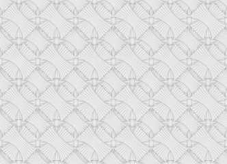 3d rendering. modern seamless gray art pattern design fabric wall background.